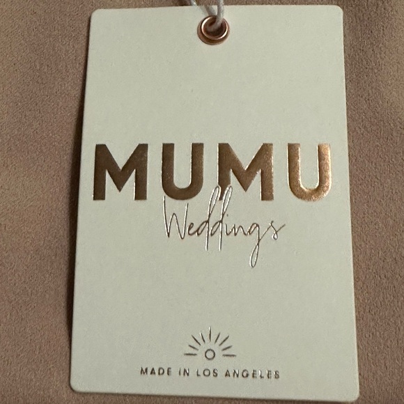 NWT Show Me your Mumu Paris Gown Dusty Blush Stretch - Picture 11 of 14